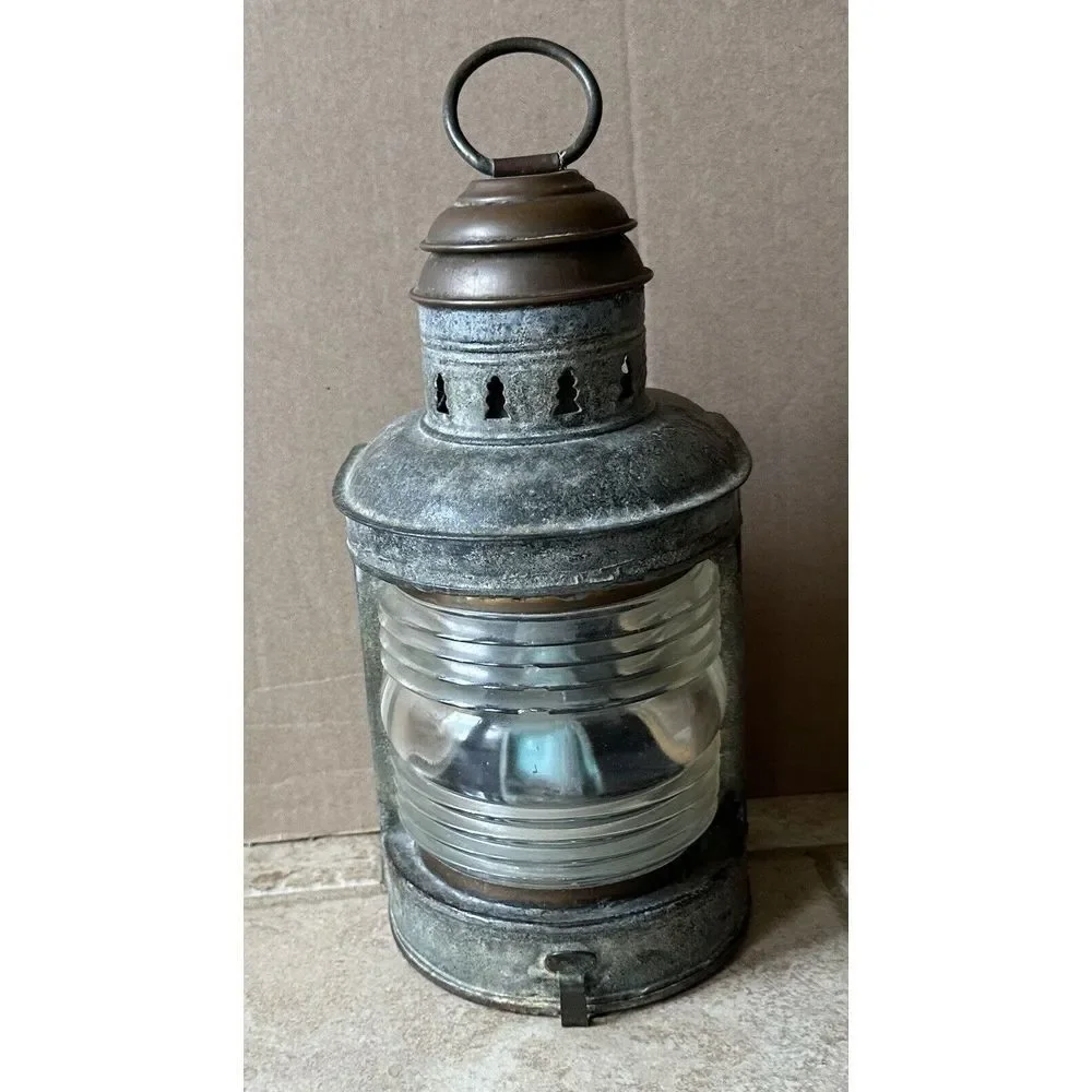 Antique Copper Ships Light 